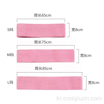 근력 훈련 세트 비 슬립 직물 저항 밴드